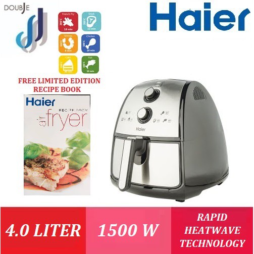 Haier 4.0L Air Fryer Extra Large HAAF40 Shopee Malaysia