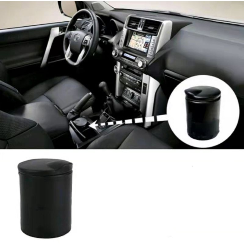 Car Ashtray Cover Portable Rubbish Dustbin Trash Bin Cup Holder