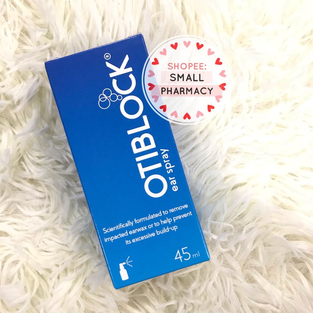 Otiblock ear spray 45ml exp3/25 221074 Shopee Malaysia
