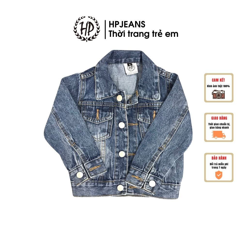 Baby Jean Jacket HPJEANSTH03 Cow Jacket HPJeans For Boys and Girls 100