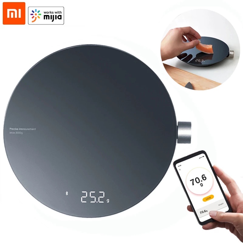 Xiaomi HOTO Smart Kitchen Scale Mi APP Electronic Scale Kitchen Scale Food Weighing Measuring
