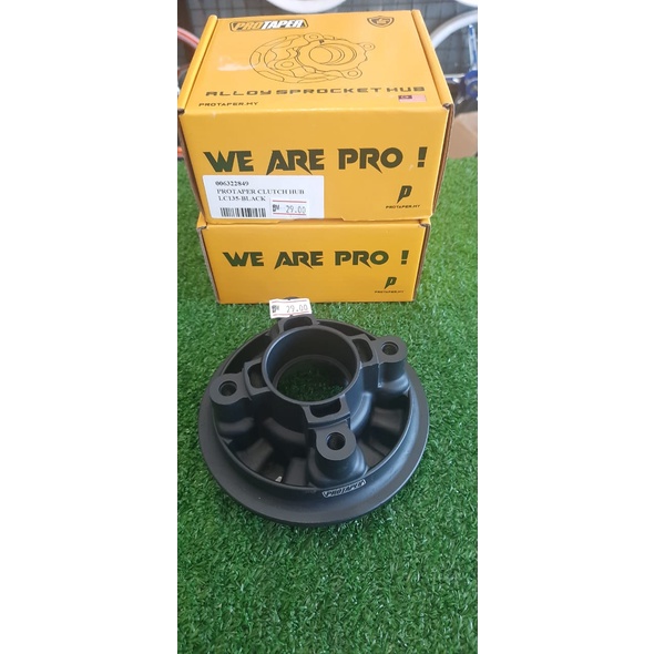 PROTAPER CLUTCH HUB LC135 5SPEED DAN LC135 4SPEED BLACK HUB SPROCKET