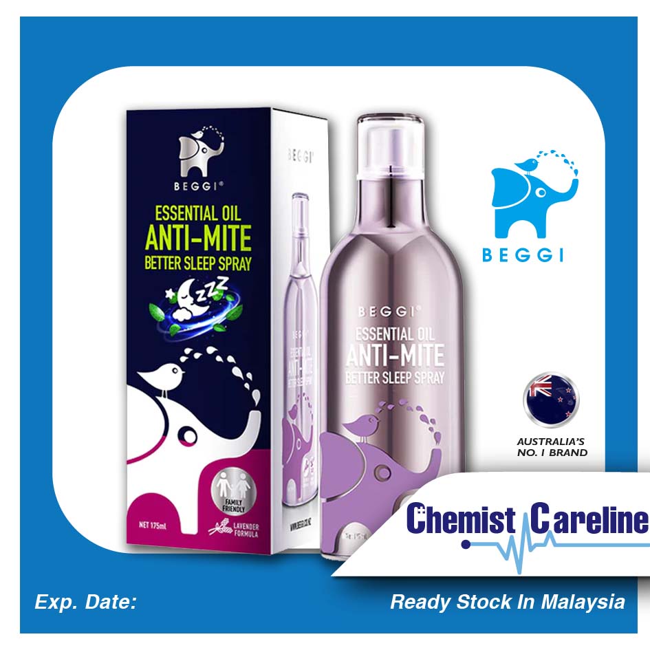 Beggi Essential Oil Antimite Better Sleep Spray Shopee Malaysia