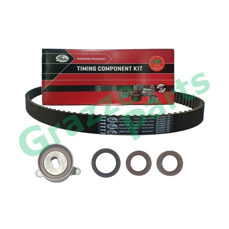 GATES Timing Belt Kit Set for Honda Civic SR4 1.6 VTech B16A 124RU26