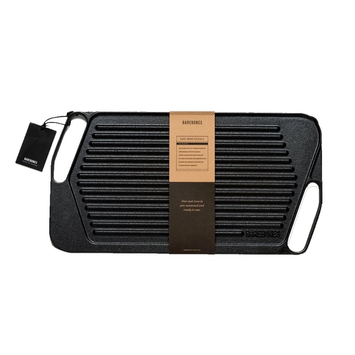 Barebones Cast Iron Griddle Camping Grill Plate Shopee Malaysia