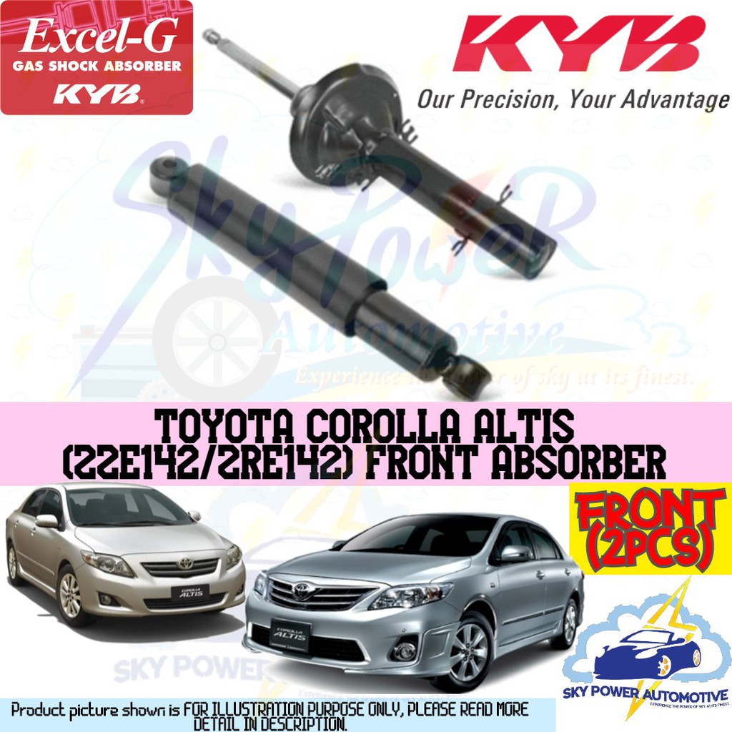 TOYOTA COROLLA ALTIS ZZE142 ZRE142 (20082013) KAYABA (KYB) EXCELG GAS