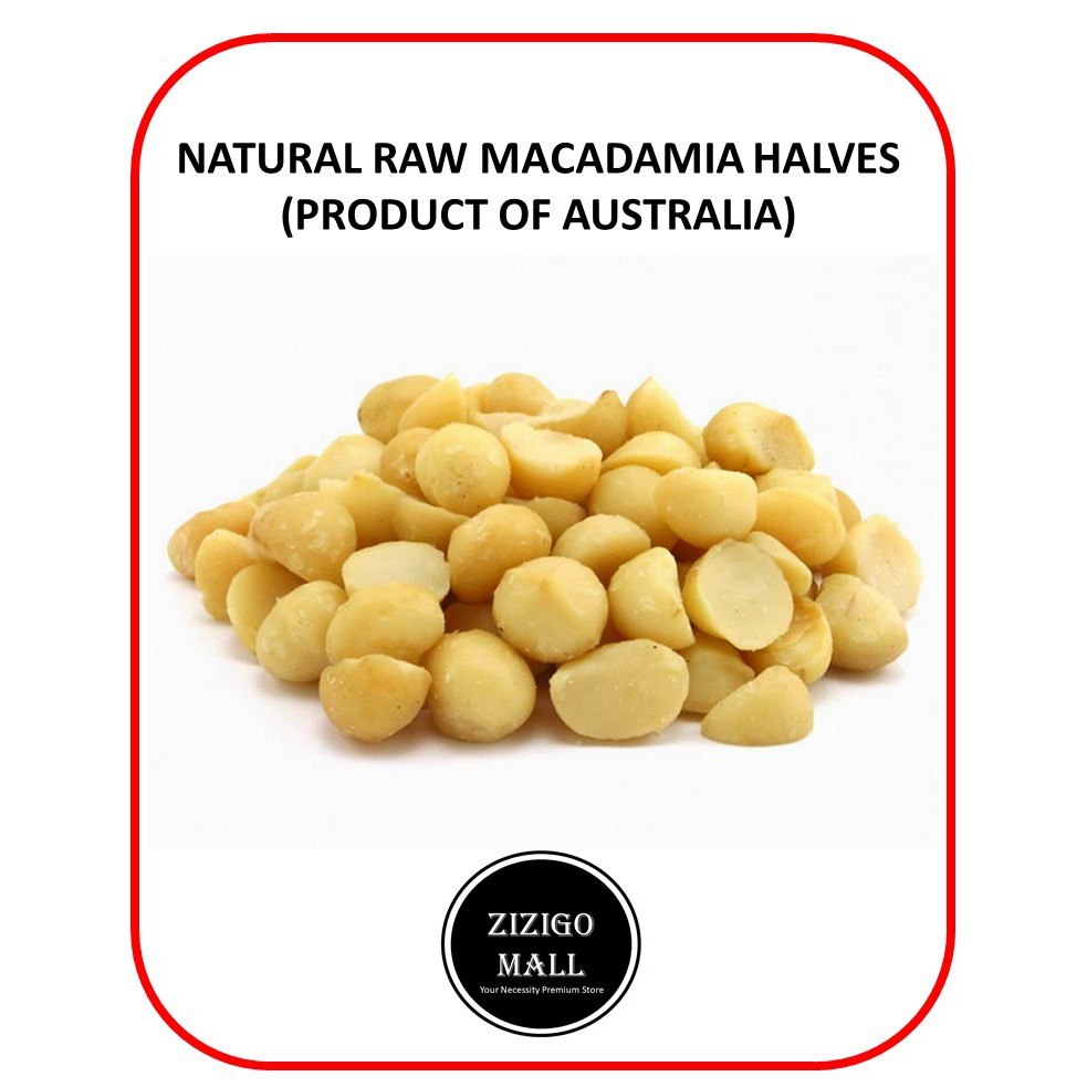 Raw Macadamia Halves Australia Premium Grade Hawaii Nut 100GM 250GM