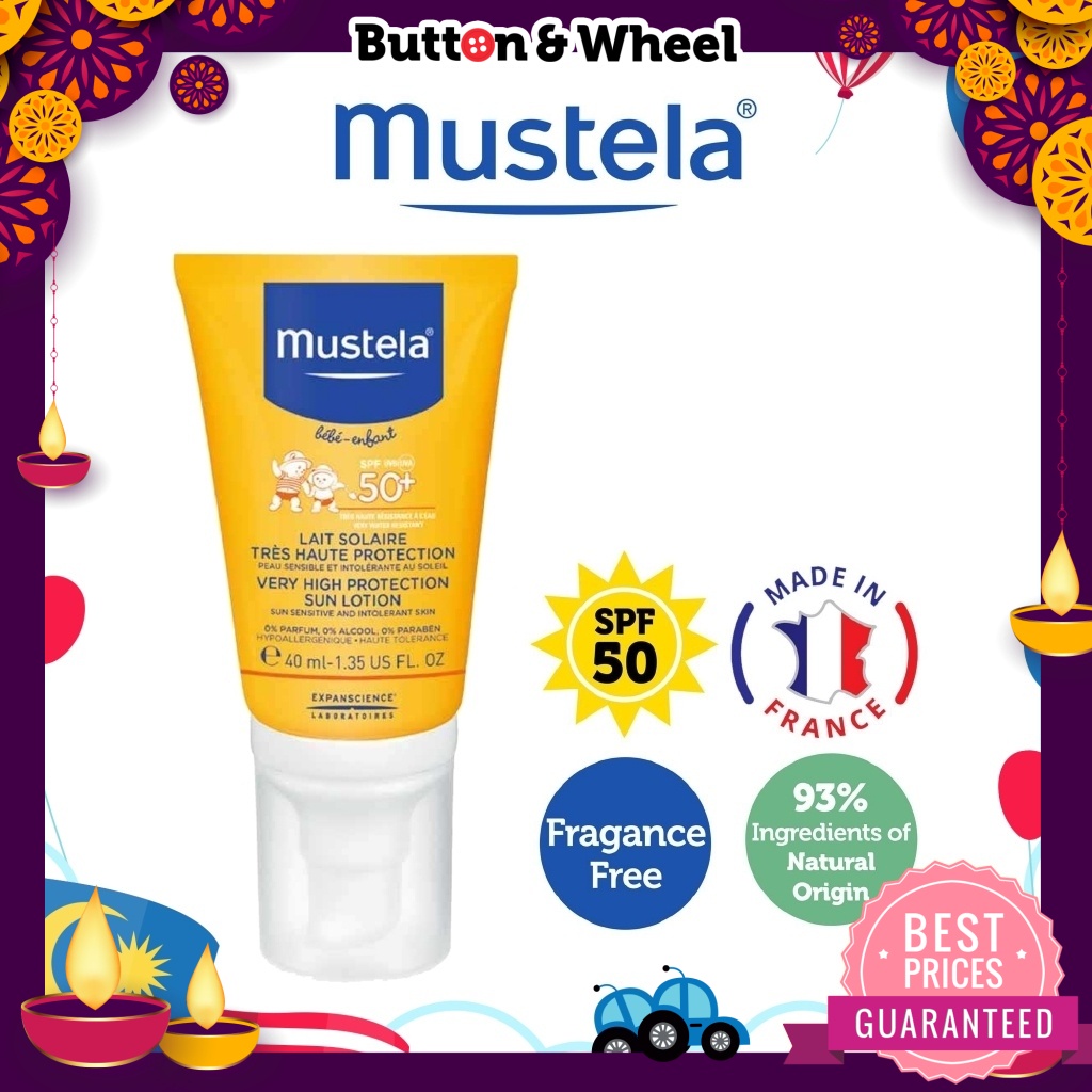 Mustela Very High Protection Sun Lotion For The Face 40ml (Expiry Date
