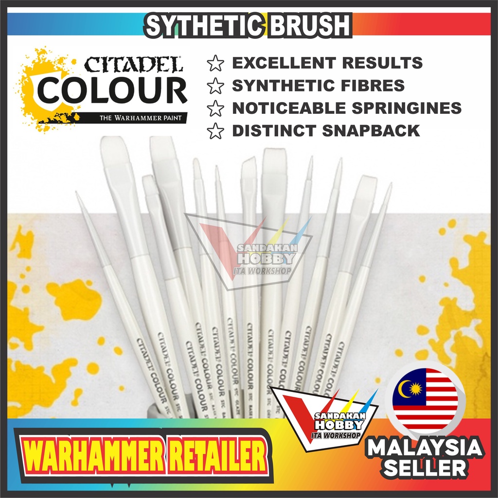 Citadel Professional SYNTHETIC STC BRUSH Paint Brush Base Shade Layer