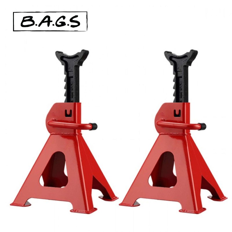 TheBags 3T 2pcs Car Jack Stand Repair Tool Adjustable Heavy Height Duty