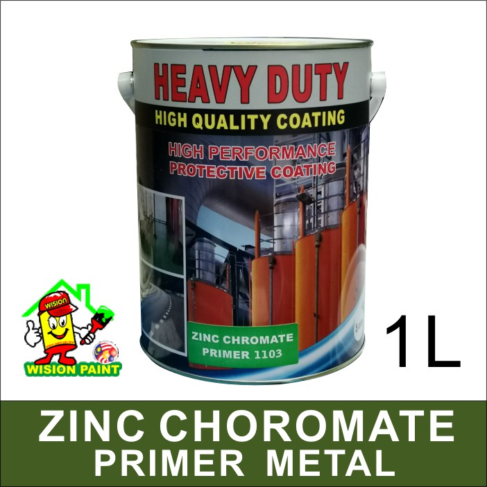 ( 1L ) ZINC CHROMATE PRIMER 1103 ( GREEN COLOUR ) FOR METAL PRIMER HIGH