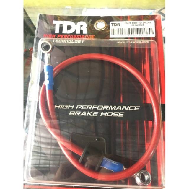 Tdr Rear Brake Bar (silver, Blue, Red) Shopee Malaysia