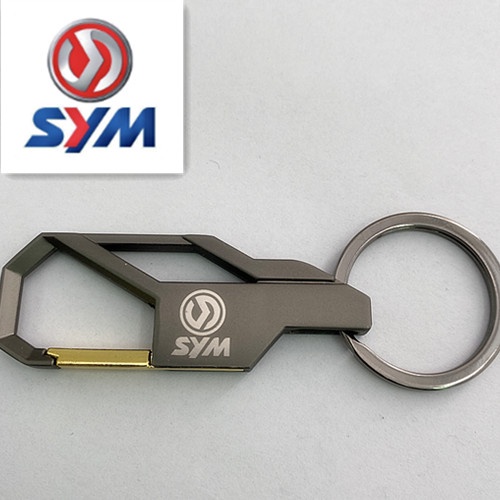 SYM Car Logo keychain Car Keychain Creative Alloy Metal Keyring