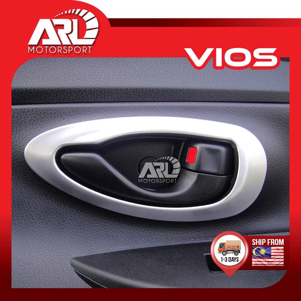 Toyota Vios Inner Door Handle Ring Only Silver Handle Bowl Cover Trim
