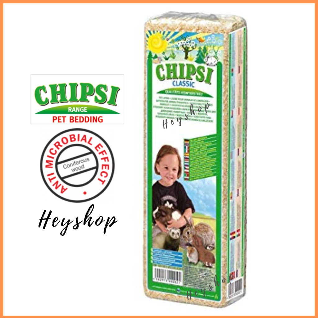Chipsi Hamster Bedding Classic 1kg (15L) Wood Shaving / Chips