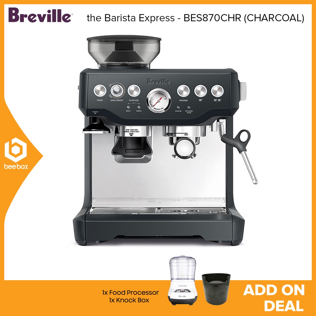 Breville BES870CHR Barista Express Espresso Coffee Machine Coffee Maker