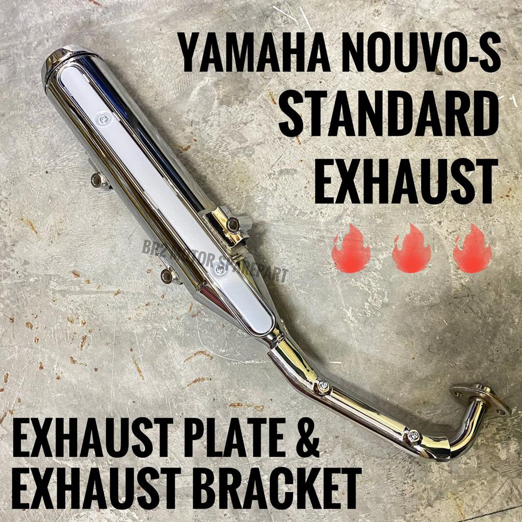 Yamaha Nouvo S NouvoS NouvoS Standard Exhaust Chrome Muffler Pipe Crom Crome Ekzos Exzos Ejos