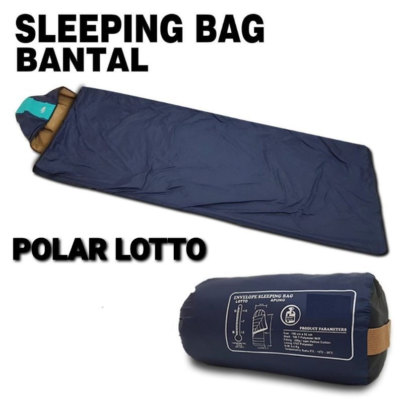 Polar LOTTO Mountain CAMPING SLEEPING BAG ULTRALIGHT Pillow SLEEPING