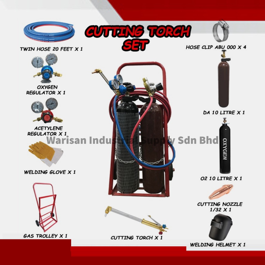 Cutting Torch Set Welding Torch Set with Acetylene / DA Gas and Oxygen