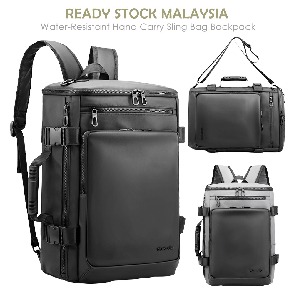 Laptop Backpack School Bag Hand Carry Sling Laptop Bag Beg Belakang Beg
