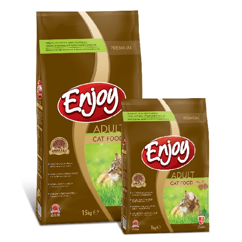 [100 ORIGINAL] 15kg ENJOY Chicken Premium Adult Cat Food Made in