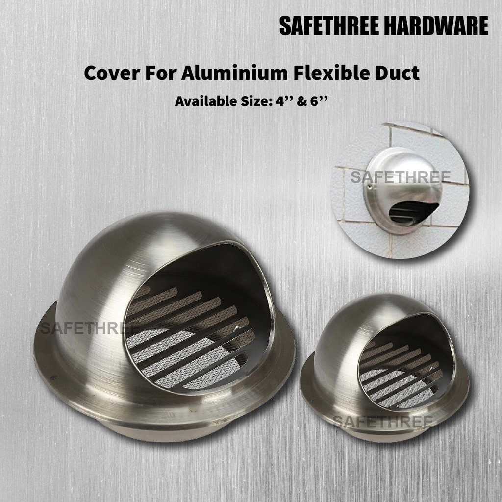 4’’ 6’’ Cover for Aluminium Flexible Duct For Kitchen / Cooker Hood