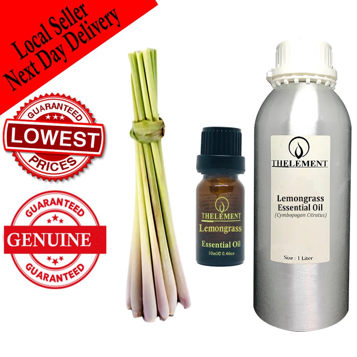 Lemongrass Essential Oil 250ml/500ml/1000ml [Ready Stock] Shopee