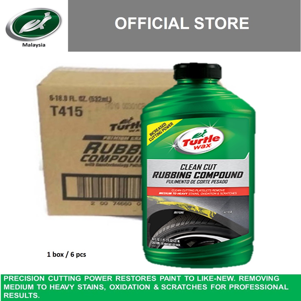 Turtle Wax Premium Rubbing Compound T415 (1 Box / 6 unit) Shopee Malaysia
