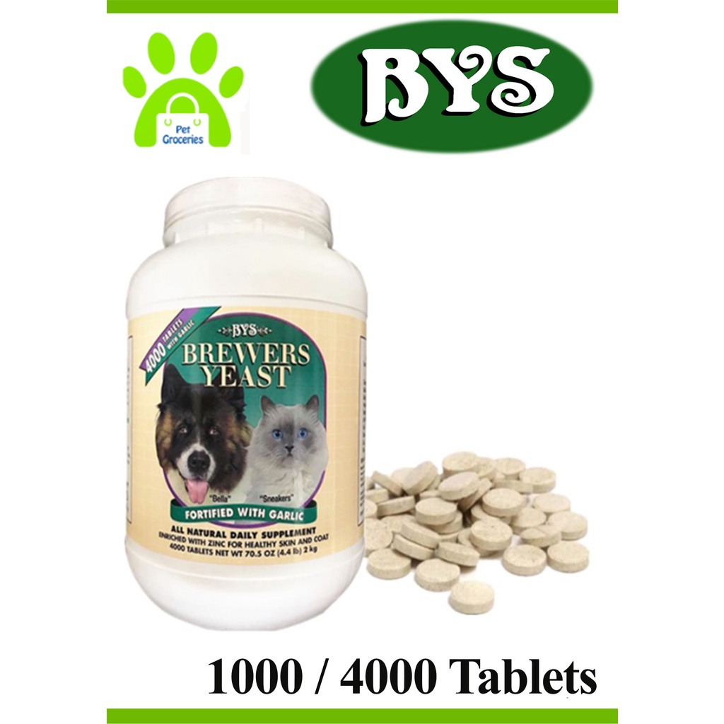 BYS Brewers Yeast Fortified With Garlic 1000/4000 Tablets Shopee Malaysia