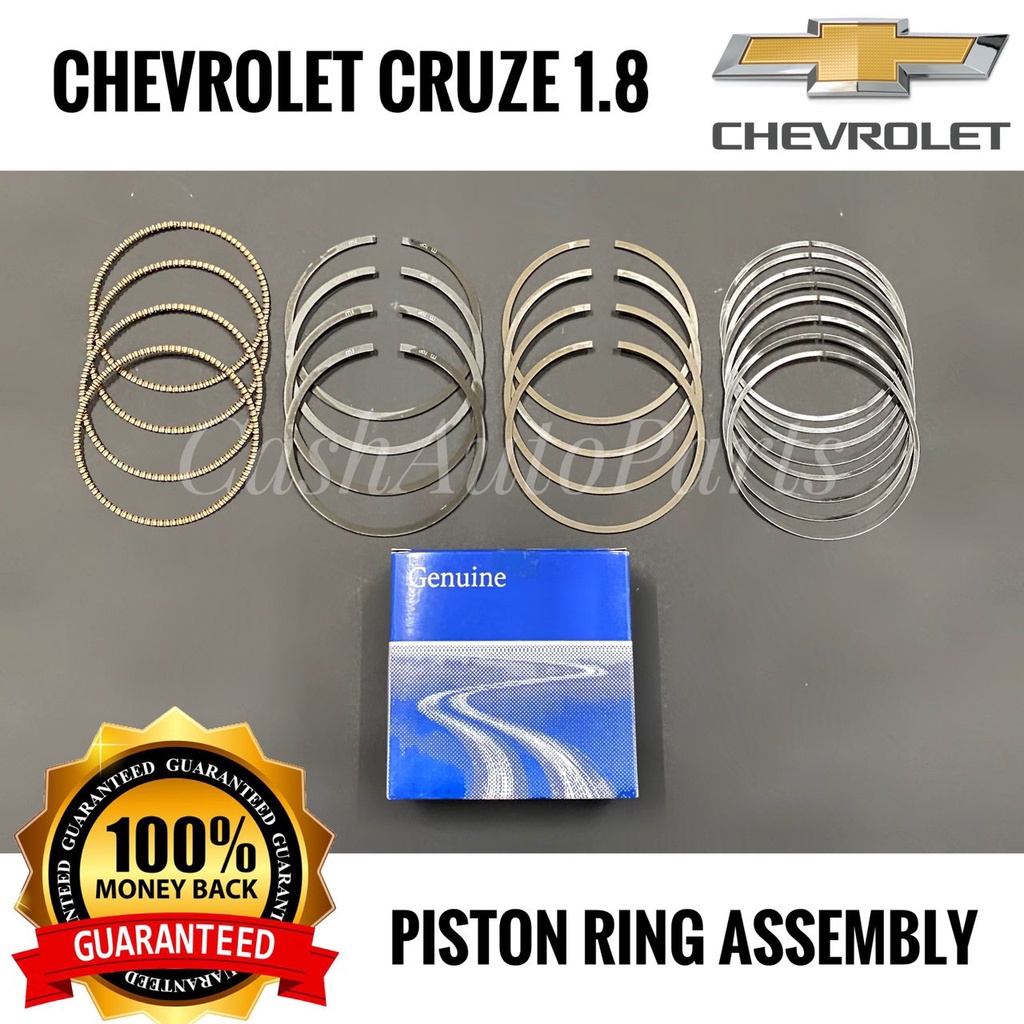 ORIGINAL CHEVROLET CRUZE 1.8 PISTON RING ASSY STANDARD SIZE FULL SET