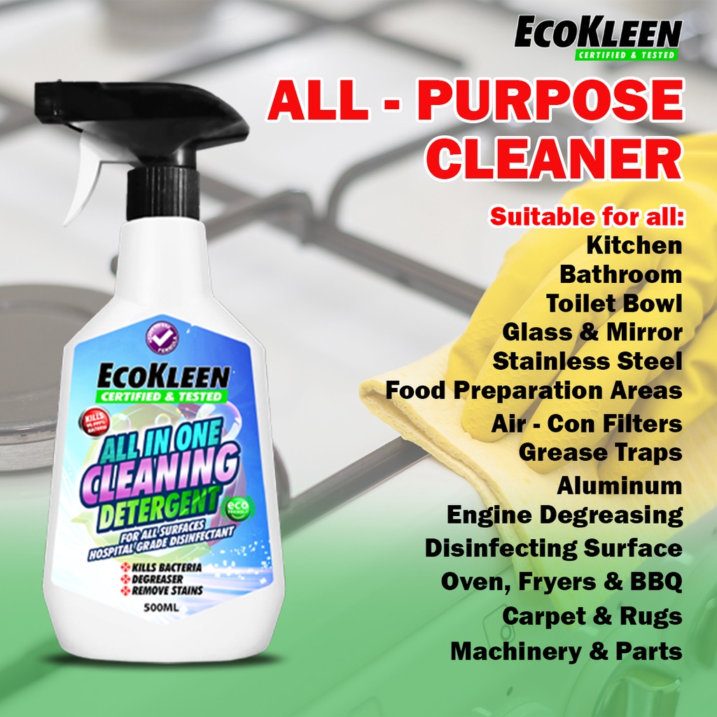 Eco Kleen All In One Anti Bacteria Cleaning Detergent Ready To Use