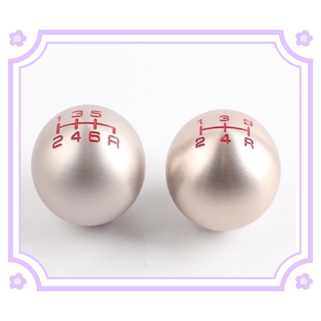 Aluminum 5/6 Speed JDM Ball Shape Shift Gear Knob For Honda Fit Civic