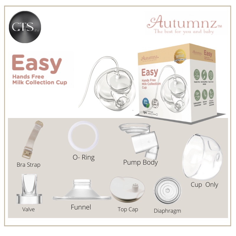 Autumnz Spare Parts For Autumnz Easy Hands Free Breast Pump Accessories Shopee Malaysia