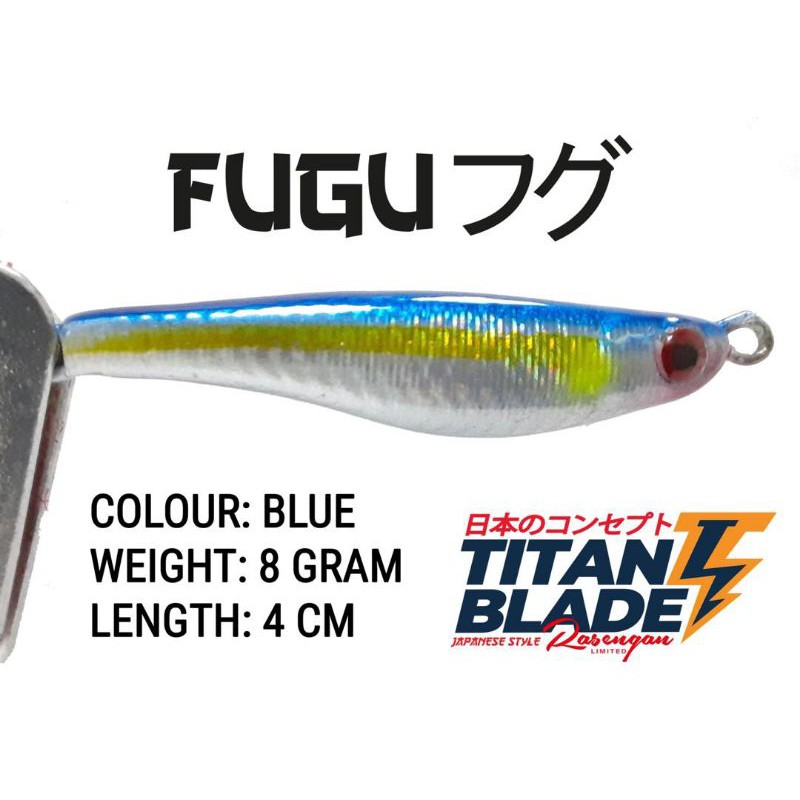 Micro Jig FUGUフグ by Titan Blade (Biru) Shopee Malaysia