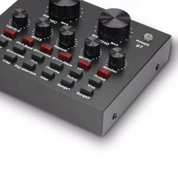 V8 Sound Card V8 Sound Card V8 Audio External USB Sound Card Shopee