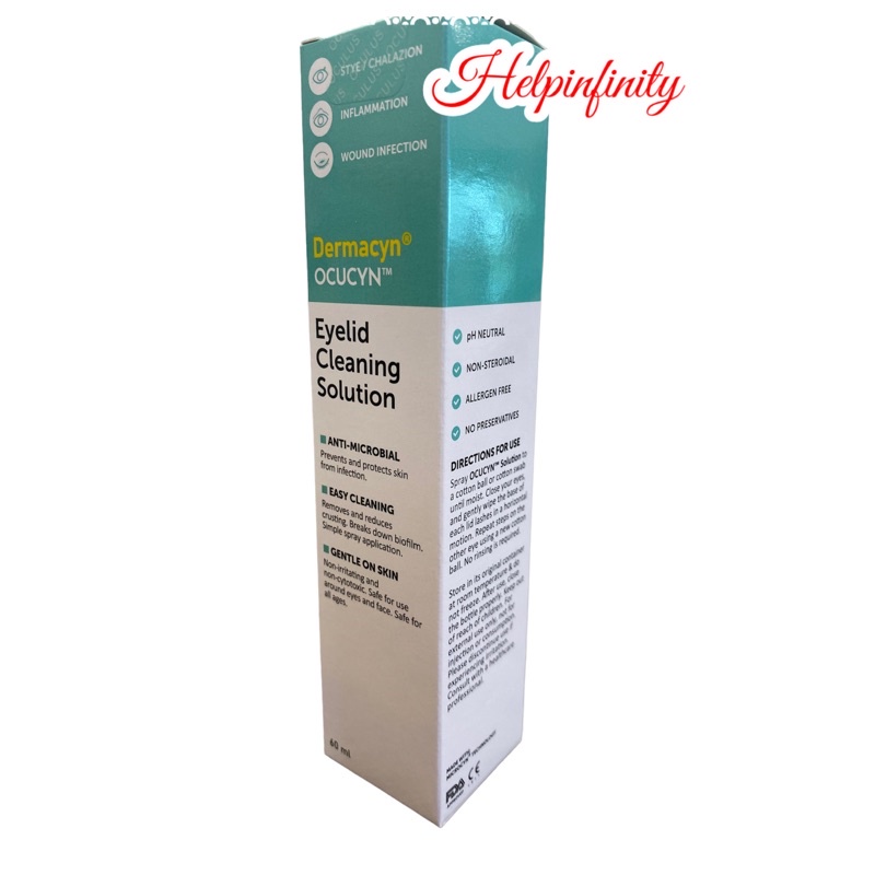 Dermacyn Ocucyn Eyelid Cleaning Solution 60ml Shopee Malaysia