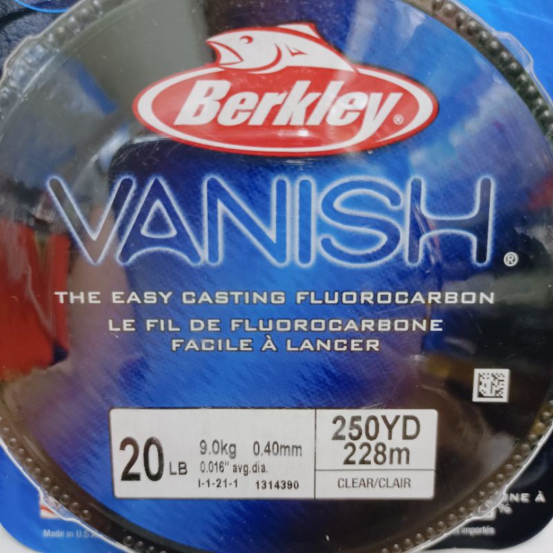 BERKLEY VANISH 100 FLUOROCARBON LEADER tali vanish perambut Shopee Malaysia