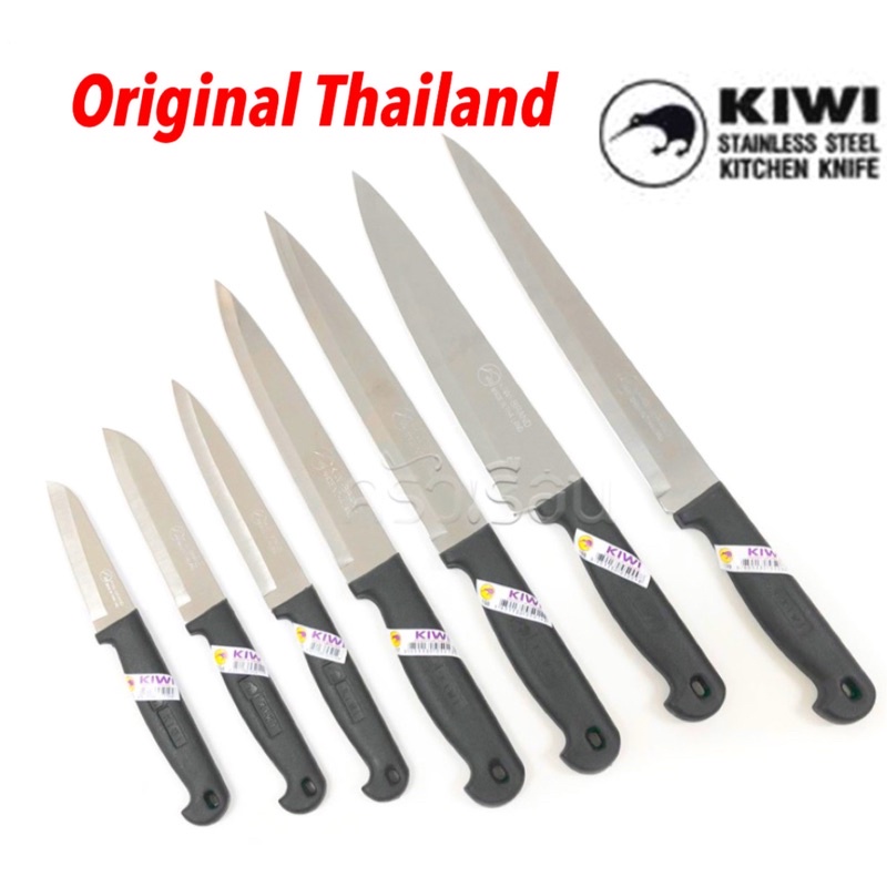 THAILAND ORIGINL KIWI STICKING KNIFE PLASTIC HANDLE /COOKING KNIFE