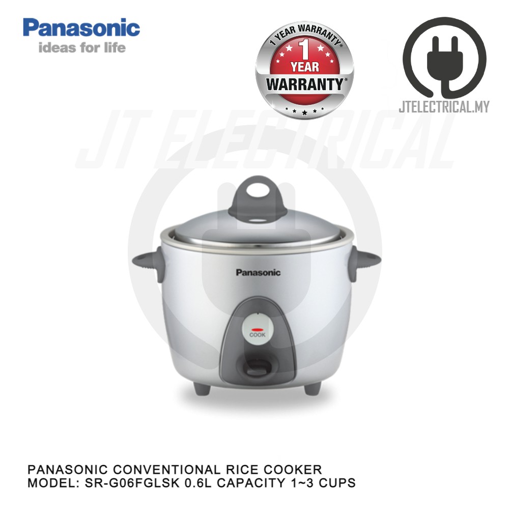 Panasonic SRG06FG Conventional Rice Cooker SRG06FGLSK Shopee Malaysia