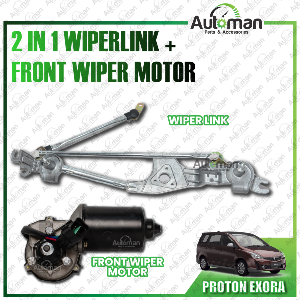 Proton Exora Bold CFE CPS 2In1 Front Wiper Motor Windshield Wiper Link