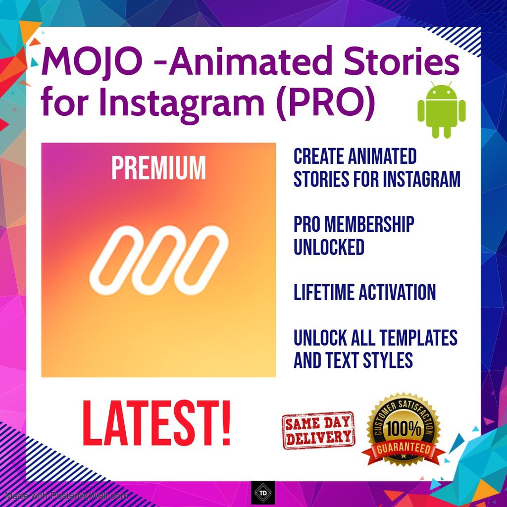 [Android App] MOJO (PRO) Create animated Stories for Instagram