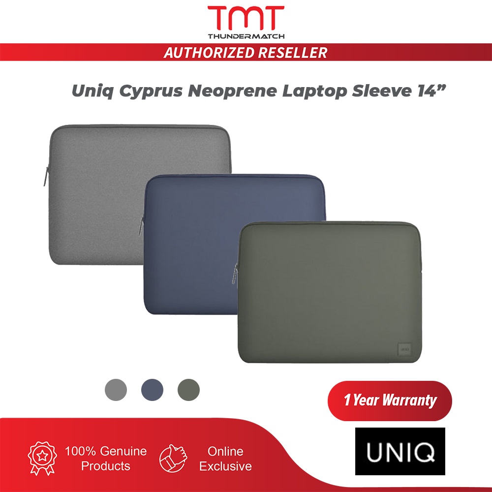 Uniq Cyprus WaterResistant Neoprene Laptop Sleeve 14"inch Shopee Malaysia