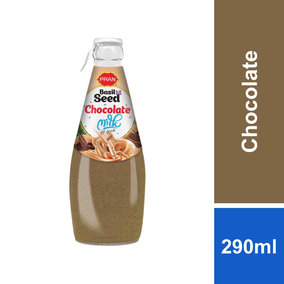 Pran Basil Seed Chocolate Milk Drink 290ml Shopee Malaysia