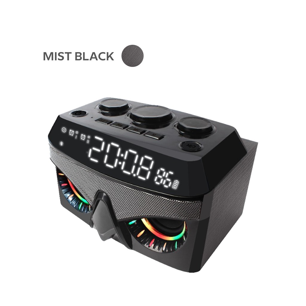 Vinnfier Neo Air 3 Wireless Portable Bluetooth Speaker with Alarm Clock