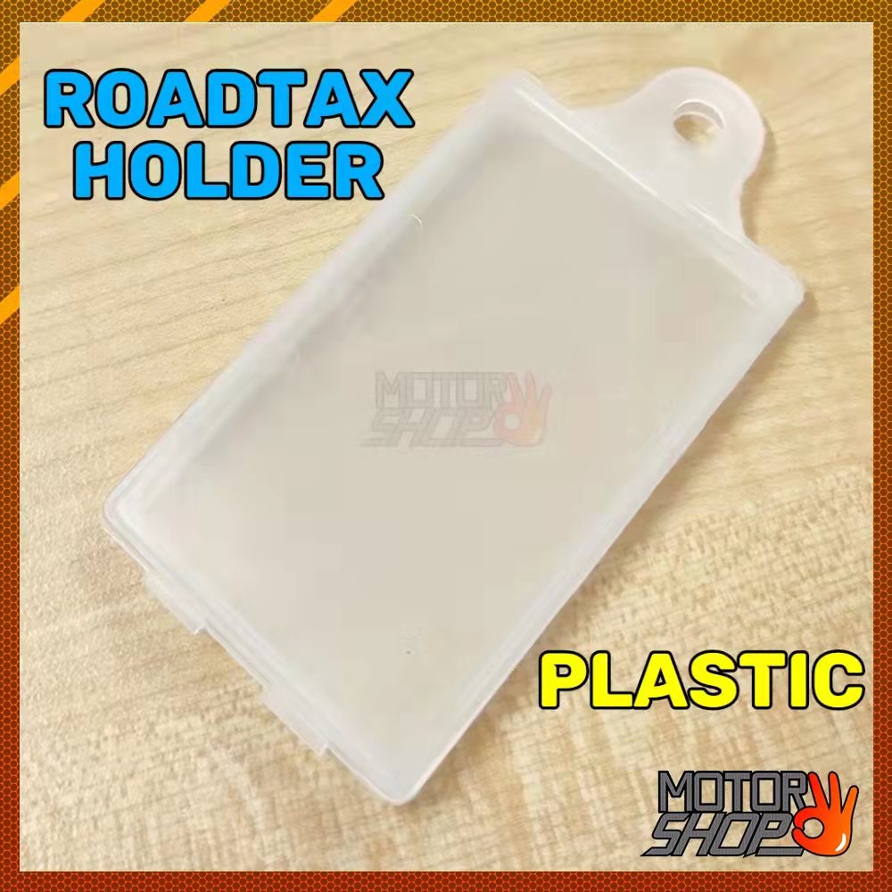 ROADTAX COVER MOTORCYCLE ROAD TAX HOLDER MOTOSIKAR CUKAI JALAN PLASTIC