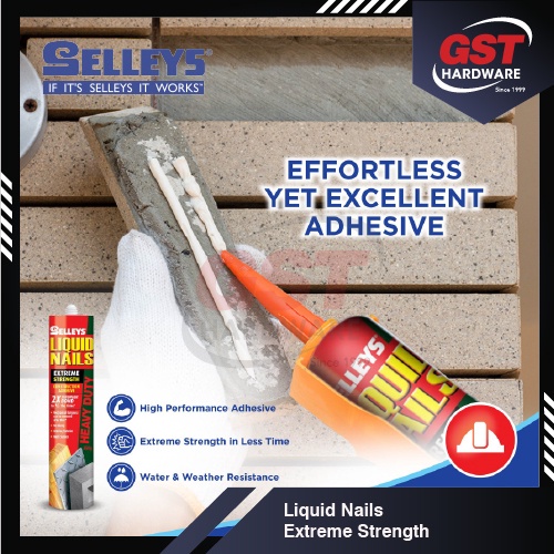 Selleys Liquid Nails Heavy Duty Construction 2x Stronger Adhesive