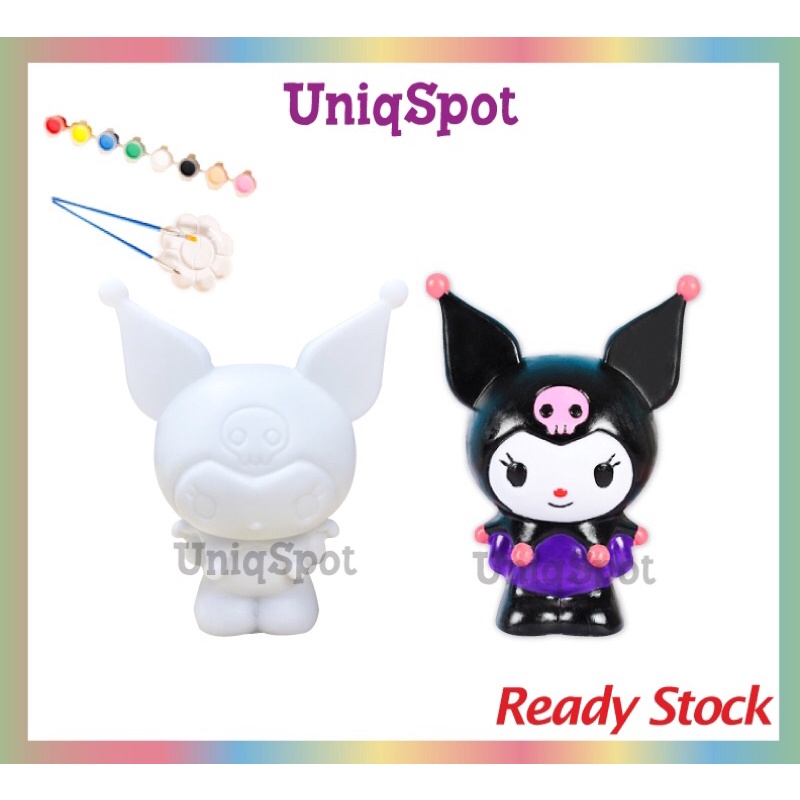 Kuromi Dolls Painting / Vinyl Dolls Coloring/ Children Plaster Painting