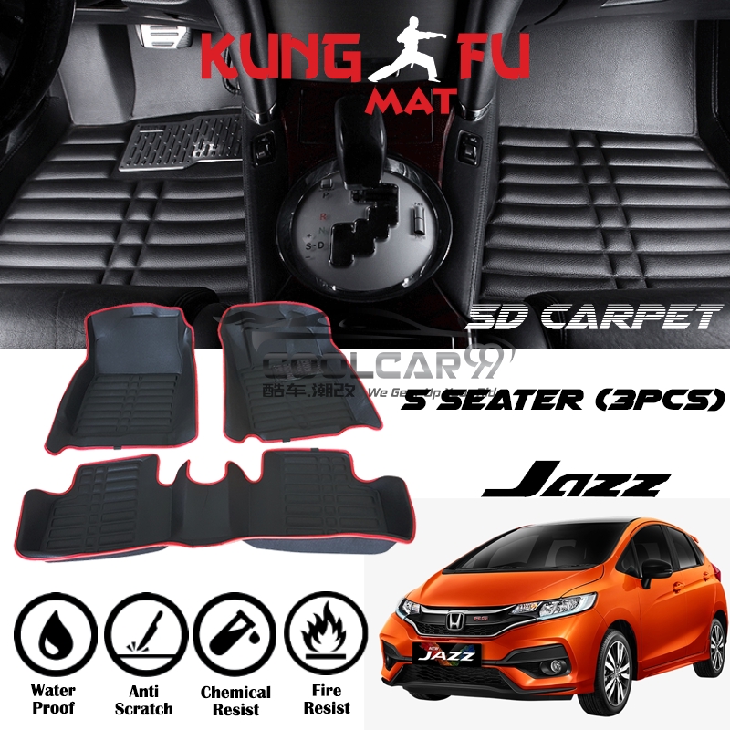 Nexus Car Honda Civic CRV BRV HRV Jazz Kung Fu Mat 5D PU Leather Car