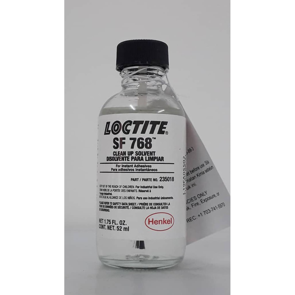 GENUINE LOCTITE SF 768 CYANOACRYLATE ADHESIVE REMOVER > c/w