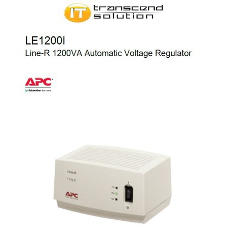 APC Line-R 1200VA Automatic Voltage Regulator ( APC LE1200I ) | Shopee